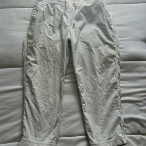 Women’s lululemon white joggers